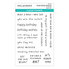 Spellbinders Monster Birthday Sentiments Clear Stamp (STP-221) (OUTLET) Spellbinders Monster Birthday Sentiments Clear Stamp (STP-221) (OUTLET)