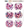 Berrie's Beauties Pink Butterflies Scenery Push Out Round (BBSC10093) Berrie's Beauties Pink Butterflies Scenery Push Out Round (BBSC10093)