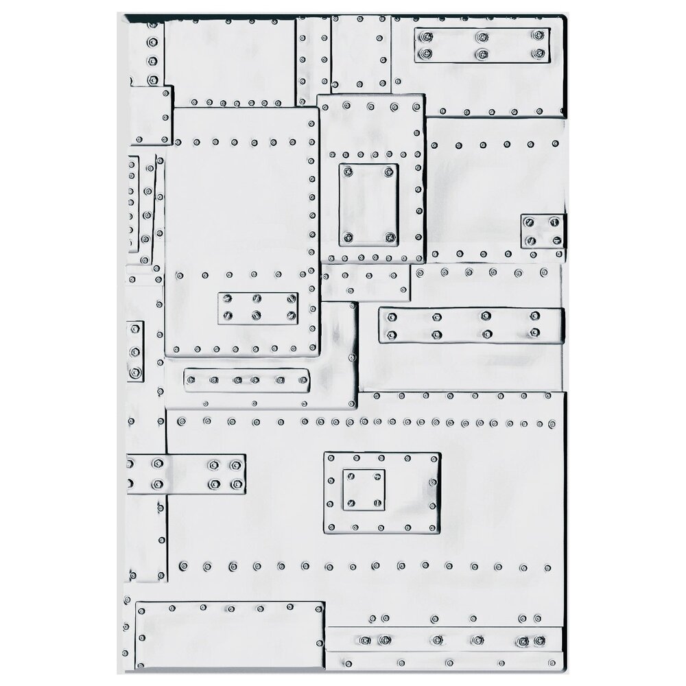 Sizzix 3D Texture Fades A5 Large Foundry (666887) Sizzix 3D Texture Fades A5 Large Foundry (666887)