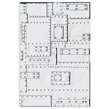 Sizzix 3D Texture Fades A5 Large Foundry (666887) Sizzix 3D Texture Fades A5 Large Foundry (666887)