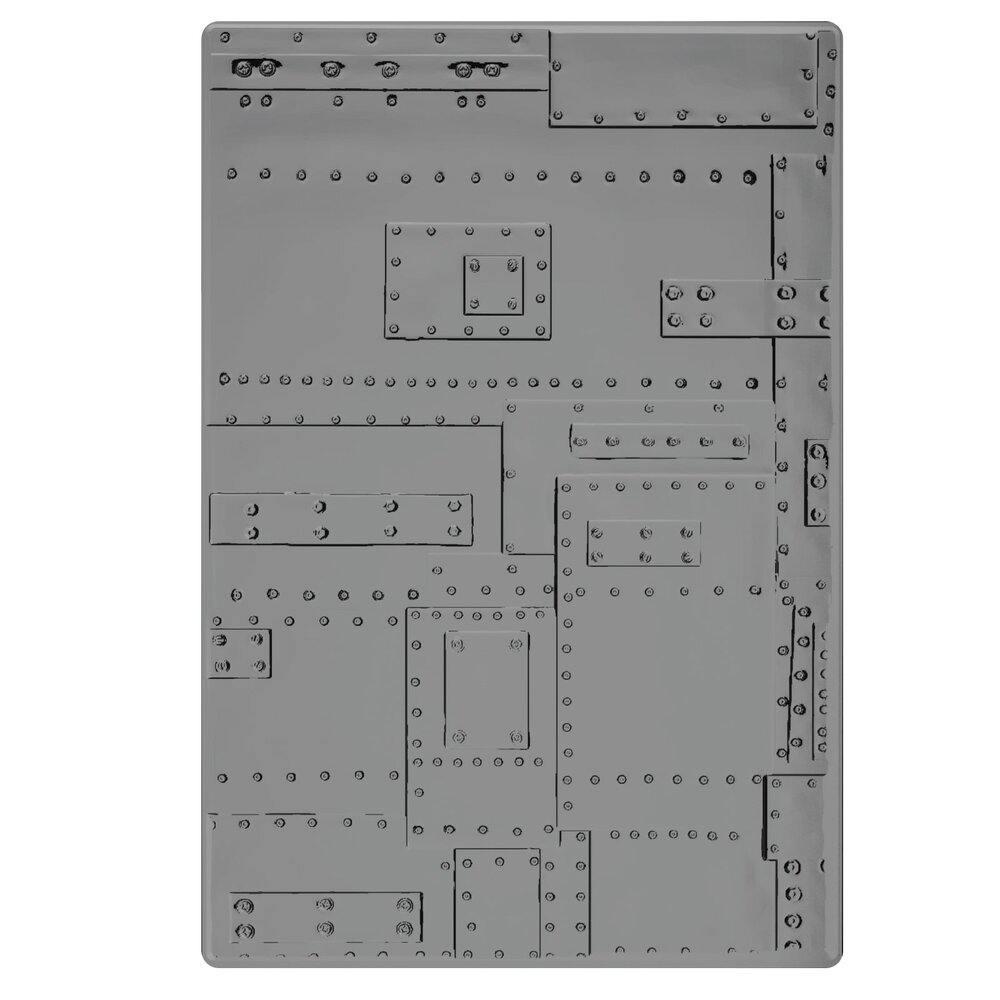 Sizzix 3D Texture Fades A5 Large Foundry (666887) Sizzix 3D Texture Fades A5 Large Foundry (666887)