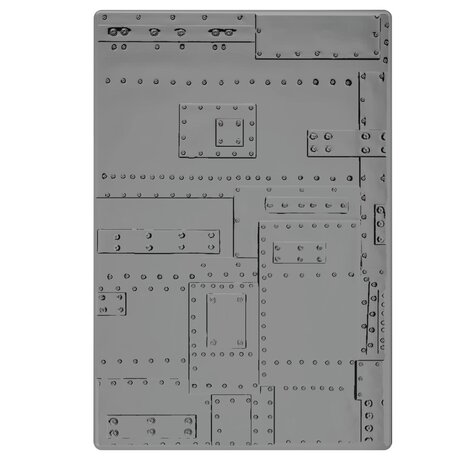 Sizzix 3D Texture Fades A5 Large Foundry (666887) Sizzix 3D Texture Fades A5 Large Foundry (666887)
