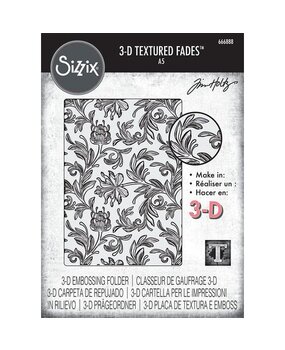Sizzix 3D Texture Fades A5 Large Botanical (666888) Sizzix 3D Texture Fades A5 Large Botanical (666888)