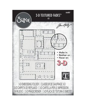 Sizzix 3D Texture Fades A5 Large Foundry (666887) Sizzix 3D Texture Fades A5 Large Foundry (666887)