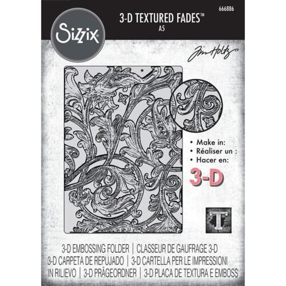 Sizzix 3D Texture Fades A5 Large Entangled (666886) Sizzix 3D Texture Fades A5 Large Entangled (666886)