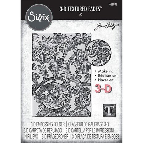 Sizzix 3D Texture Fades A5 Large Entangled (666886) Sizzix 3D Texture Fades A5 Large Entangled (666886)