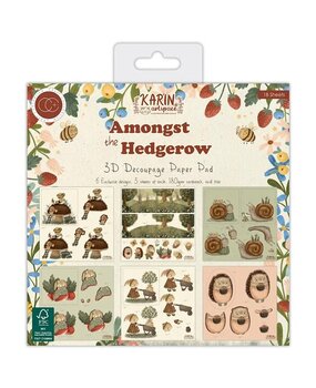 Craft Consortium Amongst the Hedgerow 8x8 Inch 3D Decoupage Paper Pad (CCPPAD048D) Craft Consortium Amongst the Hedgerow 8x8 Inch 3D Decoupage Paper Pad (CCPPAD048D)