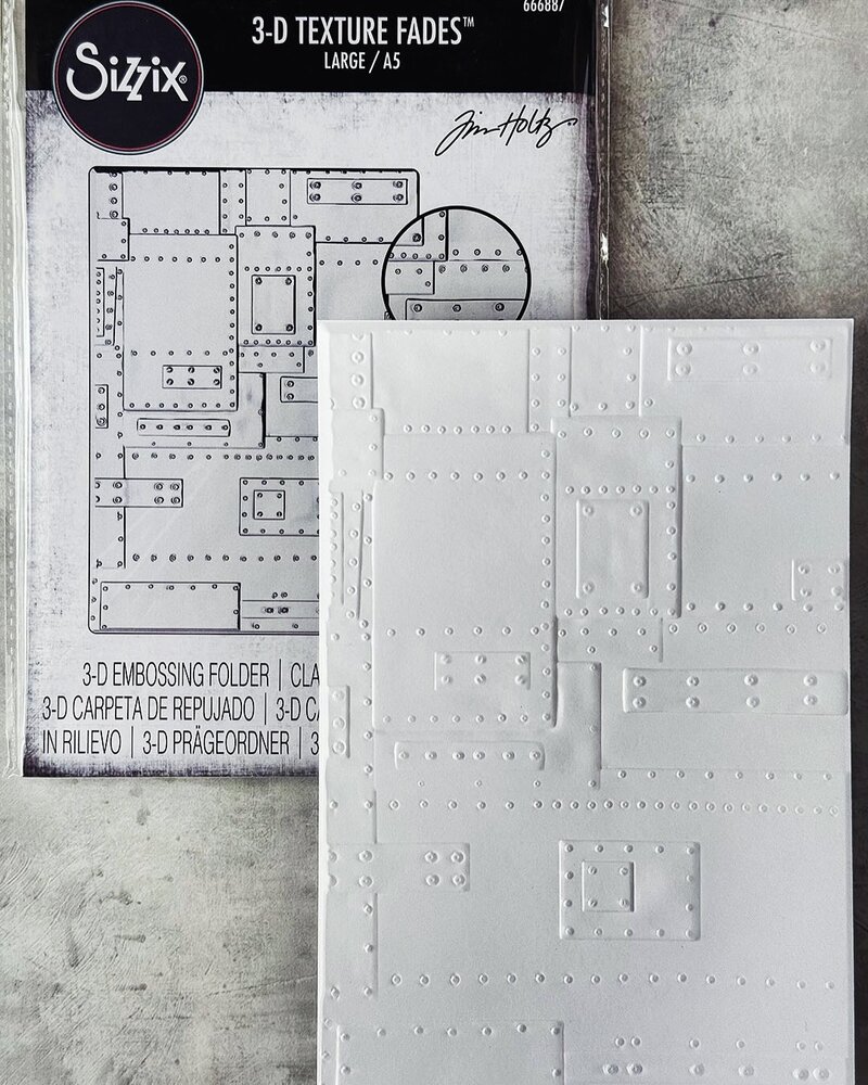 Sizzix 3D Texture Fades A5 Large Foundry (666887) Sizzix 3D Texture Fades A5 Large Foundry (666887)