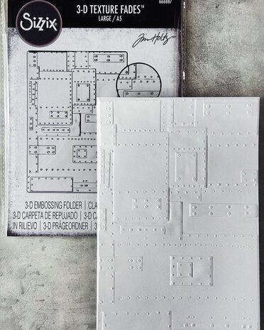 Sizzix 3D Texture Fades A5 Large Foundry (666887) Sizzix 3D Texture Fades A5 Large Foundry (666887)