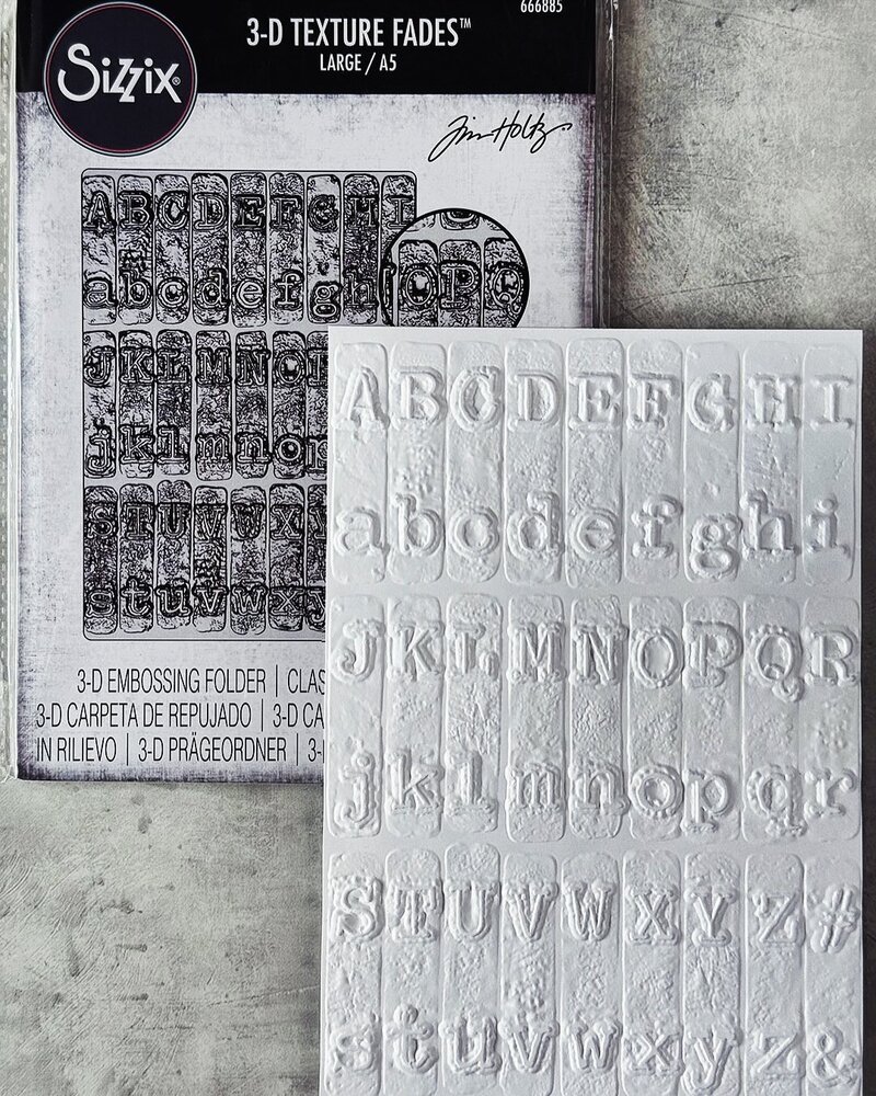 Sizzix 3D Texture Fades A5 Large Typewriter (666885) Sizzix 3D Texture Fades A5 Large Typewriter (666885)