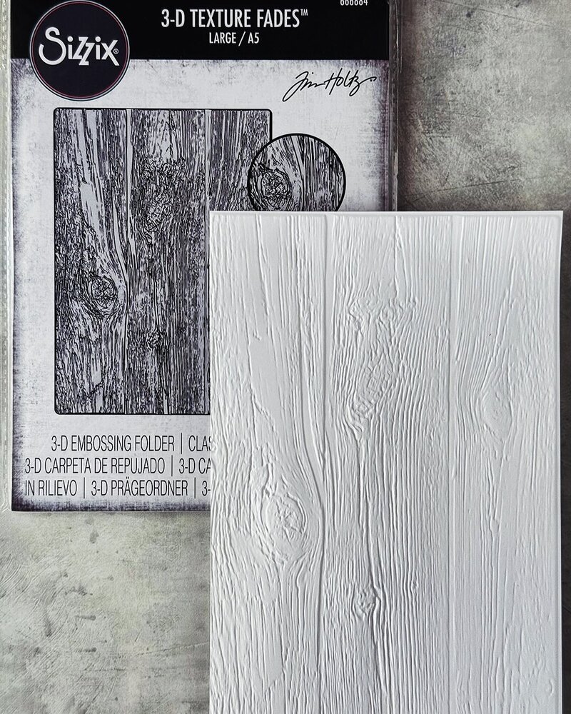Sizzix 3D Texture Fades A5 Large Lumber (666884) Sizzix 3D Texture Fades A5 Large Lumber (666884)