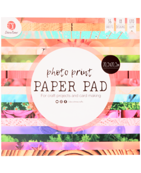 DécoTime 8x8 Inch Photo Print Paper Pad (3211947) DécoTime 8x8 Inch Photo Print Paper Pad (3211947)