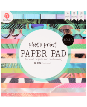 DécoTime 8x8 Inch Photo Print Paper Pad (3211947) DécoTime 8x8 Inch Photo Print Paper Pad (3211947)