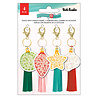 American Crafts Vicki Boutin Peppermint Kisses Charms Tassels with Shaker (4pcs) (34021943) (OUTLET) American Crafts Vicki Boutin Peppermint Kisses Charms Tassels with Shaker (4pcs) (34021943) (OUTLET)