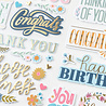 American Crafts Pink Paislee Joyful Notes Thickers Phrase (34030803) (OUTLET) American Crafts Pink Paislee Joyful Notes Thickers Phrase (34030803) (OUTLET)