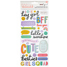 American Crafts Pebbles Cool Girl Thickers Phrase (107pcs) (34027667) (OUTLET) American Crafts Pebbles Cool Girl Thickers Phrase (107pcs) (34027667) (OUTLET)