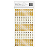 American Crafts Moonlight Magic Alpha Gold Foil Tickers (300pcs) (34022036) (OUTLET) American Crafts Moonlight Magic Alpha Gold Foil Tickers (300pcs) (34022036) (OUTLET)