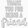 My Favorite Things Thank You for Being a Friend Die-namics (MFT-2162) (OUTLET) My Favorite Things Thank You for Being a Friend Die-namics (MFT-2162) (OUTLET)
