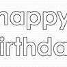 My Favorite Things Bold Happy Birthday Die-namics (MFT-2348) (OUTLET) My Favorite Things Bold Happy Birthday Die-namics (MFT-2348) (OUTLET)