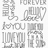 My Favorite Things I Love You More Clear Stamps (MSTN-001) (OUTLET) My Favorite Things I Love You More Clear Stamps (MSTN-001) (OUTLET)