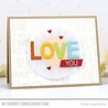 My Favorite Things I Love You More Clear Stamps (MSTN-001) (OUTLET) My Favorite Things I Love You More Clear Stamps (MSTN-001) (OUTLET)