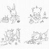 My Favorite Things Crafty Companions Clear Stamps (RAM-017) (OUTLET) My Favorite Things Crafty Companions Clear Stamps (RAM-017) (OUTLET)
