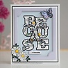 Creative Expressions Sue Wilson Craft Die & Stamp Big Bold Words Because (CEDSD008) (OUTLET) Creative Expressions Sue Wilson Craft Die & Stamp Big Bold Words Because (CEDSD008) (OUTLET)