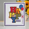 Creative Expressions Sue Wilson Craft Die & Stamp Big Bold Words Happy (CEDSD010) (OUTLET) Creative Expressions Sue Wilson Craft Die & Stamp Big Bold Words Happy (CEDSD010) (OUTLET)