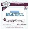 Creative Expressions Sue Wilson Craft Die & Stamp Bold Words Beautiful (CEDSD017) (OUTLET) Creative Expressions Sue Wilson Craft Die & Stamp Bold Words Beautiful (CEDSD017) (OUTLET)