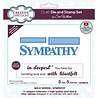Creative Expressions Sue Wilson Craft Die & Stamp Bold Words Sympathy (CEDSD018) (OUTLET) Creative Expressions Sue Wilson Craft Die & Stamp Bold Words Sympathy (CEDSD018) (OUTLET)