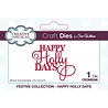 Creative Expressions Sue Wilson Craft Die Festive Collection Happy Holly Days (CEDME086) (OUTLET) Creative Expressions Sue Wilson Craft Die Festive Collection Happy Holly Days (CEDME086) (OUTLET)