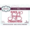 Creative Expressions Sue Wilson Craft Die Festive Collection Have A Joyful Christmas (CEDME084) (OUTLET) Creative Expressions Sue Wilson Craft Die Festive Collection Have A Joyful Christmas (CEDME084) (OUTLET)