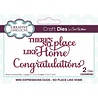 Creative Expressions Sue Wilson Craft Die Mini Expressions Duos No Place Like Home (CEDME092) (OUTLET) Creative Expressions Sue Wilson Craft Die Mini Expressions Duos No Place Like Home (CEDME092) (OUTLET)