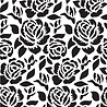 Creative Expressions Sam Poole Stencil 6x6 Inch Roses In Tea Garden (CEST064) (OUTLET) Creative Expressions Sam Poole Stencil 6x6 Inch Roses In Tea Garden (CEST064) (OUTLET)
