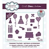 Creative Expressions Sue Wilson Craft Die Finishing Touches Birthday Accessories (CED1542) (OUTLET) Creative Expressions Sue Wilson Craft Die Finishing Touches Birthday Accessories (CED1542) (OUTLET)