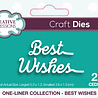 Creative Expressions Craft Dies One-Liner Collection Best Wishes (CEDSE012) (OUTLET) Creative Expressions Craft Dies One-Liner Collection Best Wishes (CEDSE012) (OUTLET)
