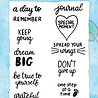 Creative Expressions Helen Colebrook Clear Stamp A6 Positive Sentiments (CEC1027) (OUTLET) Creative Expressions Helen Colebrook Clear Stamp A6 Positive Sentiments (CEC1027) (OUTLET)