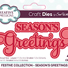 Creative Expressions Sue Wilson Craft Die Season's Greetings (CEDSS029) (OUTLET) Creative Expressions Sue Wilson Craft Die Season's Greetings (CEDSS029) (OUTLET)