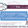 Creative Expressions Jamie Rodgers Craft Die Fairy Wishes Get Well Soon (CEDJR105) (OUTLET) Creative Expressions Jamie Rodgers Craft Die Fairy Wishes Get Well Soon (CEDJR105) (OUTLET)