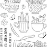 Creative Expressions Jane's Doodles Clear Stamp Set Tea-riffic (CEC1059) (OUTLET) Creative Expressions Jane's Doodles Clear Stamp Set Tea-riffic (CEC1059) (OUTLET)