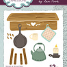 Creative Expressions Sam Poole Craft Die Rustic Homestead Kitchen Shelf (CEDSP030) (OUTLET) Creative Expressions Sam Poole Craft Die Rustic Homestead Kitchen Shelf (CEDSP030) (OUTLET)