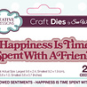 Creative Expressions Sue Wilson Mini Shadowed Sentiments Happiness Is Time Spent With A Friend (CEDSS045) (OUTLET) Creative Expressions Sue Wilson Mini Shadowed Sentiments Happiness Is Time Spent With A Friend (CEDSS045) (OUTLET)