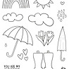 Creative Expressions Jane's Doodles Clear Stamp Set Rain or Shine (CEC1078) (OUTLET) Creative Expressions Jane's Doodles Clear Stamp Set Rain or Shine (CEC1078) (OUTLET)