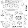 Creative Expressions Jane's Doodles Clear Stamp Set Special Delivery (CEC1076) (OUTLET) Creative Expressions Jane's Doodles Clear Stamp Set Special Delivery (CEC1076) (OUTLET)