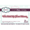Creative Expressions Sue Wilson Craft Die Mini Shadowed Sentiments You Make My Heart Bloom (CEDSS049) (OUTLET) Creative Expressions Sue Wilson Craft Die Mini Shadowed Sentiments You Make My Heart Bloom (CEDSS049) (OUTLET)
