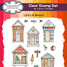 Creative Expressions Jane's Doodles Clear Stamp Life's A Beach (CEC1095) (OUTLET) Creative Expressions Jane's Doodles Clear Stamp Life's A Beach (CEC1095) (OUTLET)