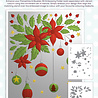 Creative Expressions Poinsettias & Baubles Companion Colouring Stencil (CEST169) (OUTLET) Creative Expressions Poinsettias & Baubles Companion Colouring Stencil (CEST169) (OUTLET)