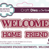 Creative Expressions Sue Wilson Craft Dies Welcome Shadowed Stacked Sentiment (CEDSS064) (OUTLET) Creative Expressions Sue Wilson Craft Dies Welcome Shadowed Stacked Sentiment (CEDSS064) (OUTLET)
