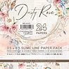 Memory Place Dusty Rose Slim Line Paper Pack (MP-61113) (OUTLET) Memory Place Dusty Rose Slim Line Paper Pack (MP-61113) (OUTLET)
