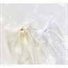 Memory Place Sheer Glitter Ribbon Snow & Vanilla (MP-61334) (OUTLET) Memory Place Sheer Glitter Ribbon Snow & Vanilla (MP-61334) (OUTLET)